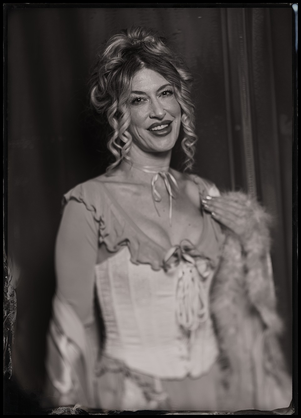 murder mystery party tintype photobooth bathtub actor