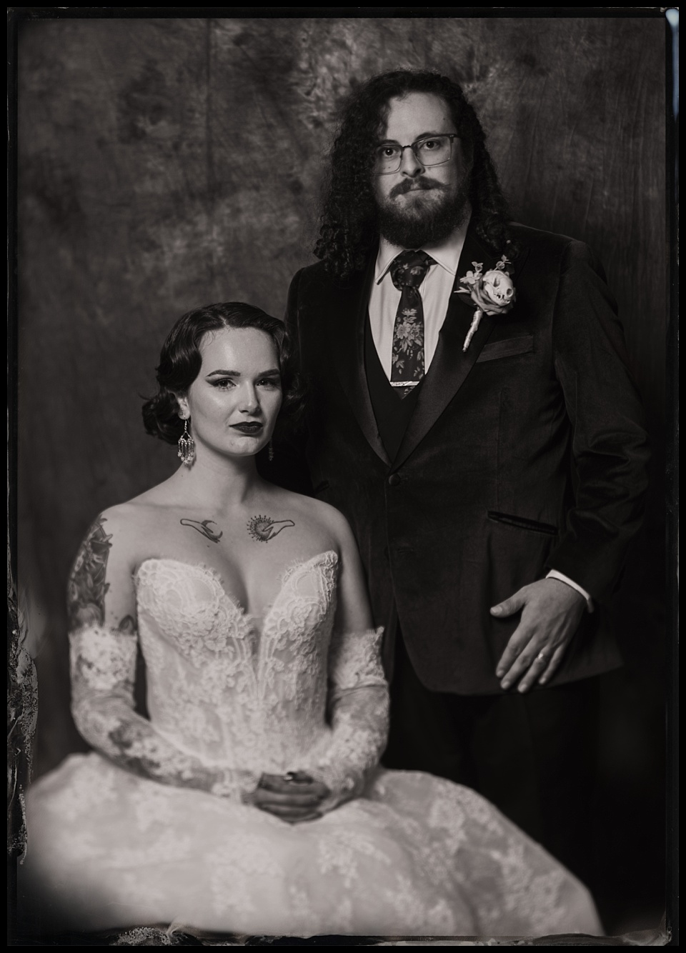 greenbriar inn wedding tintype photobooth