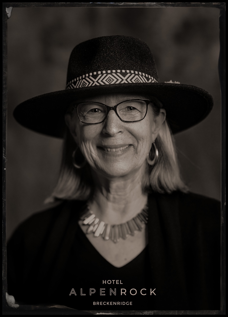 hotel alpenrock grand opening tintype photobooth