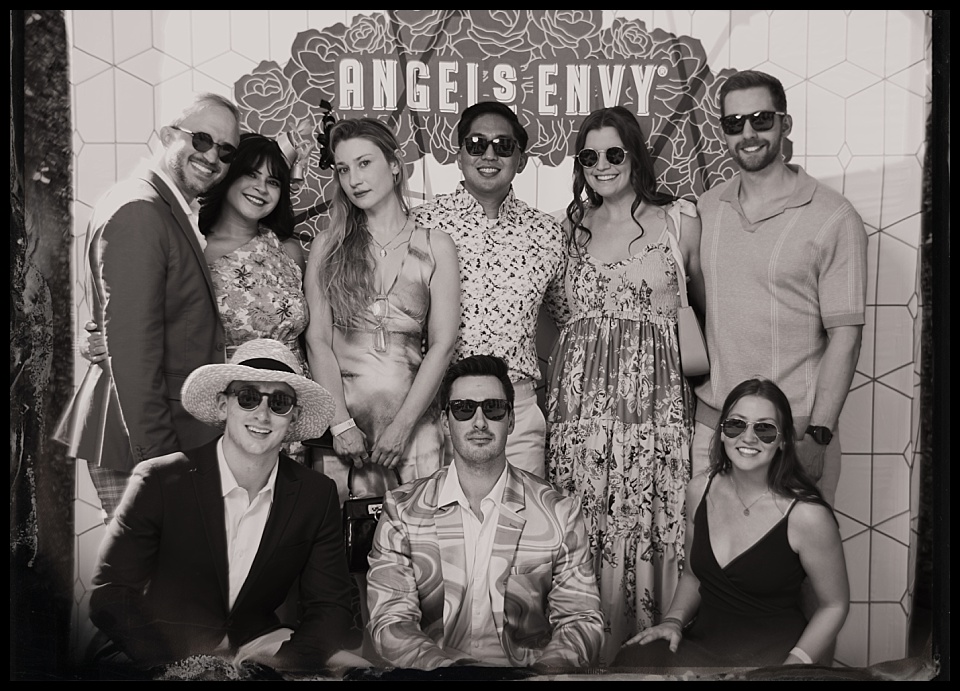 group tintype kentucky derby party at Four Seasons Denver