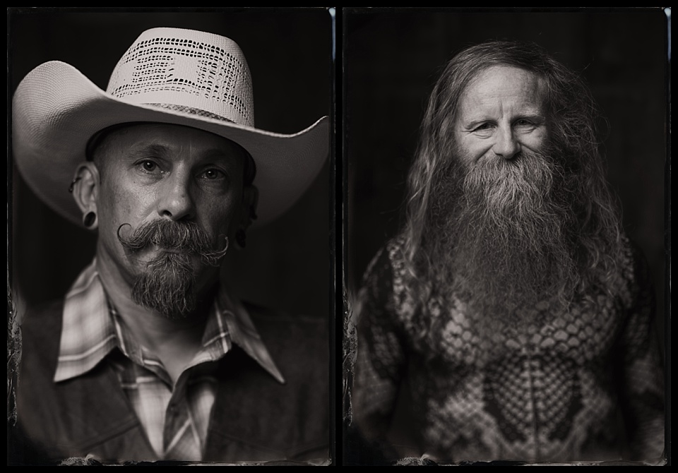 mile high beard bout 2025 tintypes of full natural beard and natural mustache