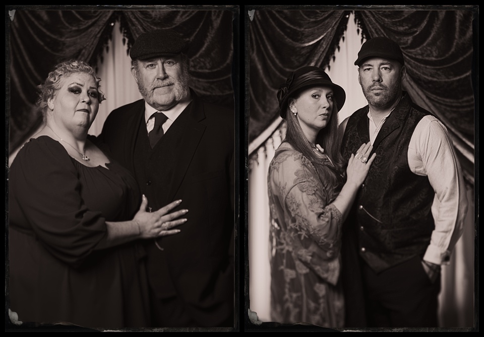 tintypes at odd aly-kat emporium tintype of couples dressed up