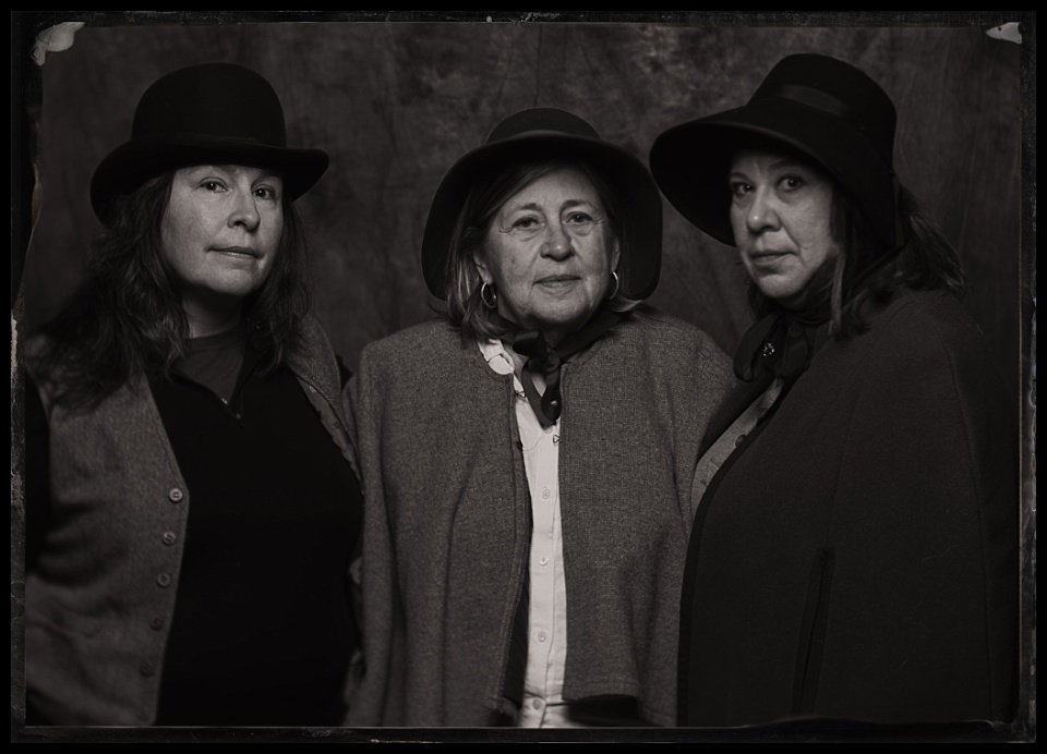 four mile historic park spirits spirits 2025 tintype of 3 women in hats