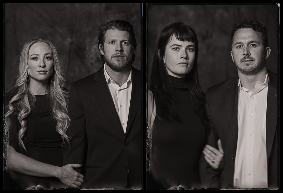 surf lodge buena vista wedding tintype photobooth two couples photos