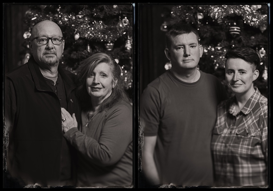 holiday couples tintypes at the wyoming govenors mansion