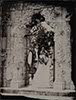 wedding wet plate portrait in stone archway