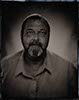 male wet plate portrait with amazing skin texture